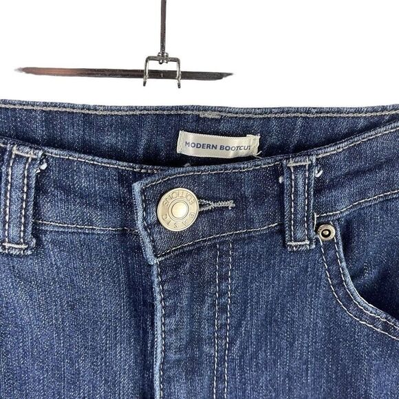 Basic Editions Bootcut Jeans 10M Women’s Dark Wash Pre-Owned [#4081] - Picture 4 of 6